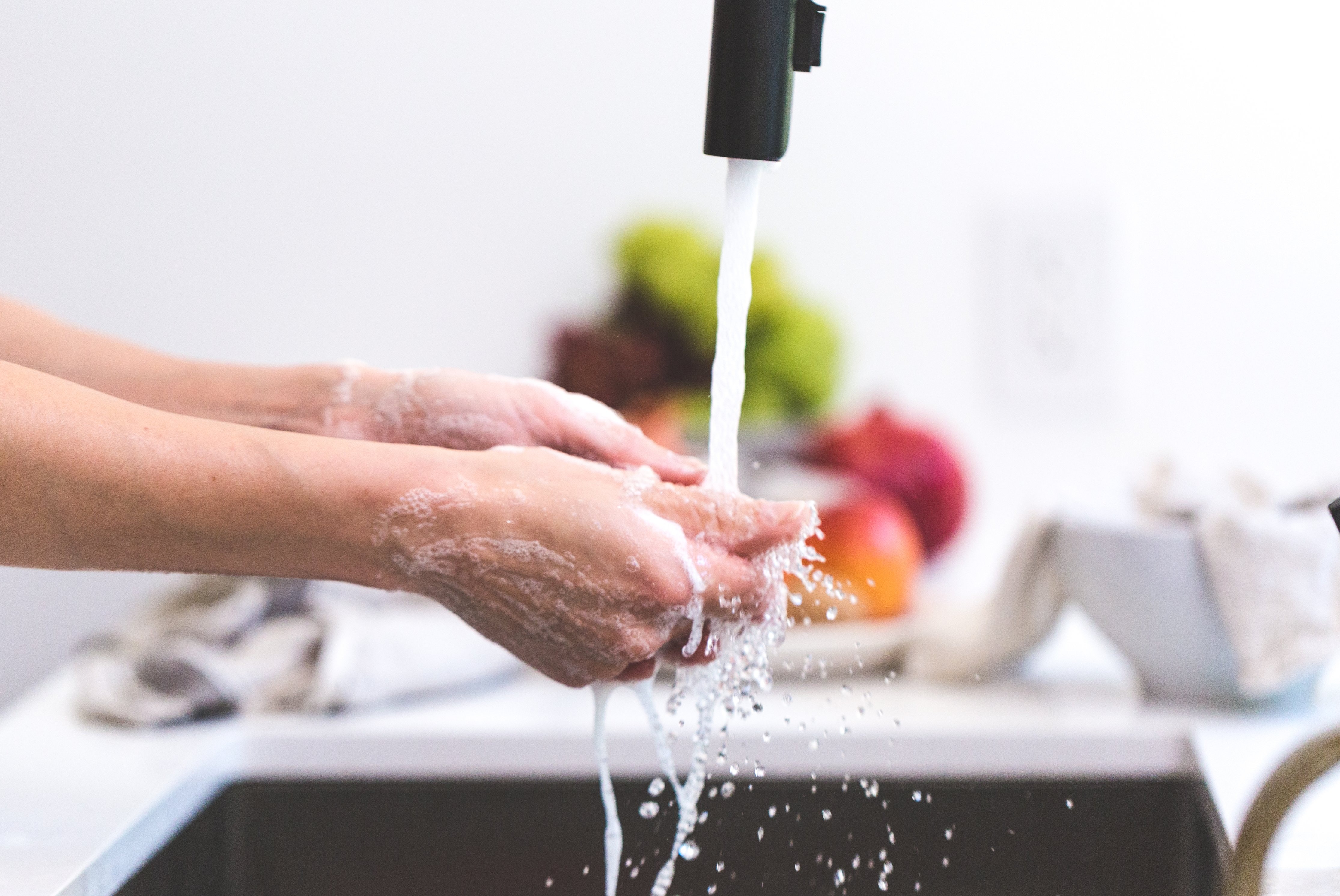 Boiling and/or filtering water before drinking.